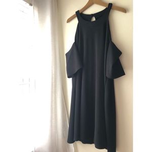 ASOS Black Cold Shoulder Dress